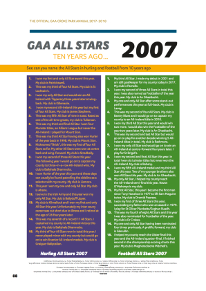 All Stars from 10years ago